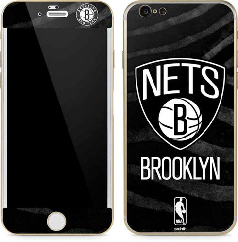 NBA Brooklyn Nets Black Animal Print iPhone 6/6s Skin