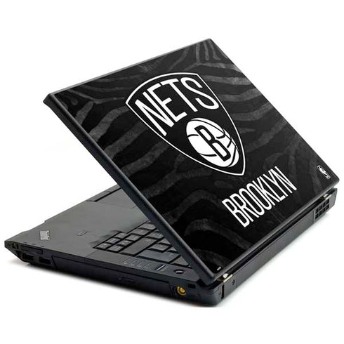 NBA Brooklyn Nets Black Animal Print Lenovo T420 Skin