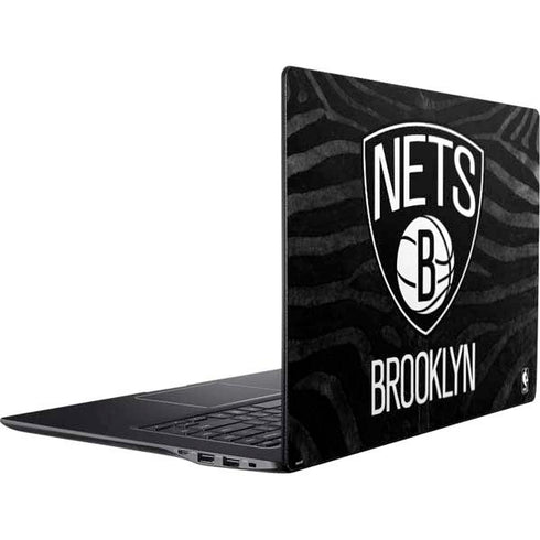 NBA Brooklyn Nets Black Animal Print Ativ Book 9 (15.6in 2014) Skin