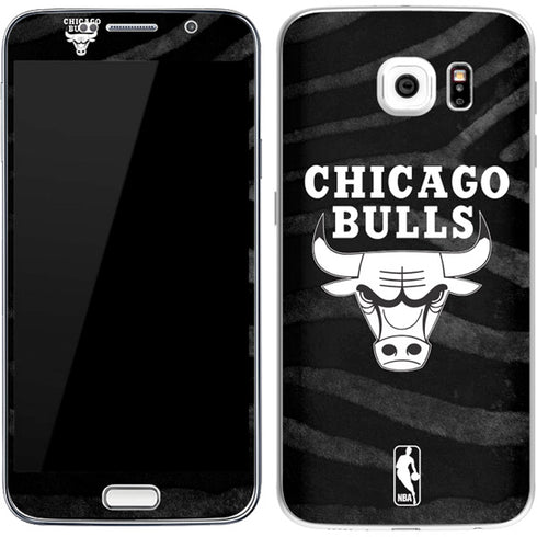 NBA Chicago Bulls Black Animal Print Galaxy S7 Skin