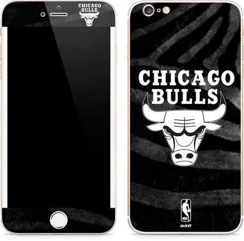 NBA Chicago Bulls Black Animal Print iPhone 6/6s Plus Skin