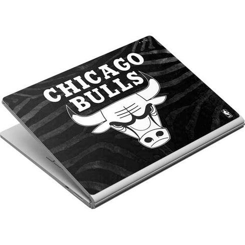 NBA Chicago Bulls Black Animal Print Surface Book Skin