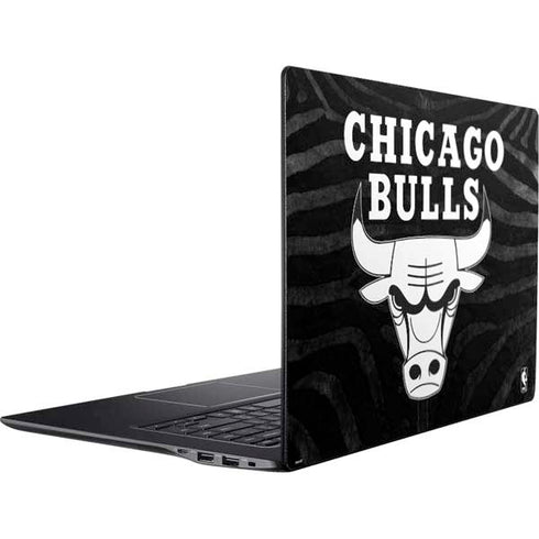 NBA Chicago Bulls Black Animal Print Ativ Book 9 (15.6in 2014) Skin