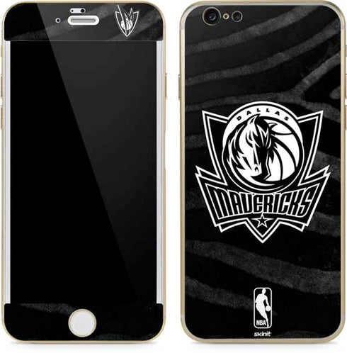 NBA Dallas Mavericks Black Animal Print iPhone 6/6s Skin