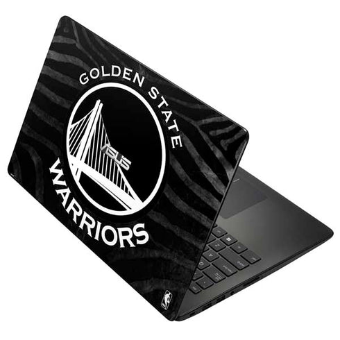 NBA Golden State Warriors Black Animal Print Asus X502CA 15.6 Skin