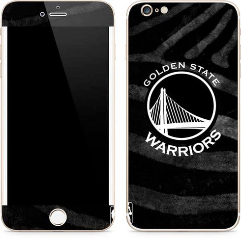 NBA Golden State Warriors Black Animal Print iPhone 6/6s Plus Skin