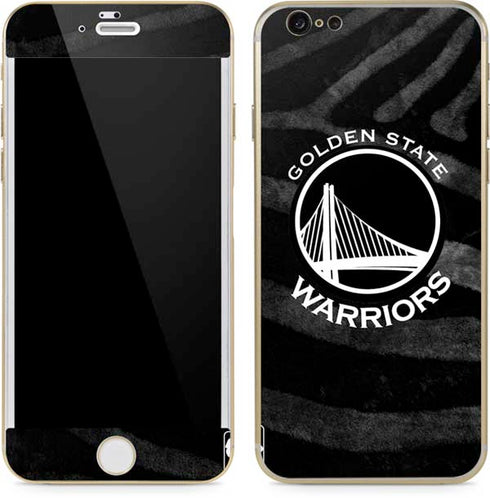 NBA Golden State Warriors Black Animal Print iPhone 6/6s Skin