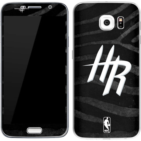 NBA Houston Rockets Black Animal Print Galaxy S7 Skin