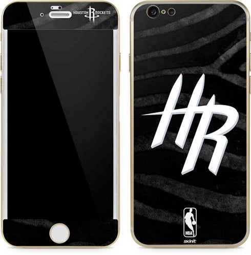 NBA Houston Rockets Black Animal Print iPhone 6/6s Skin