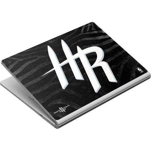 NBA Houston Rockets Black Animal Print Surface Book Skin