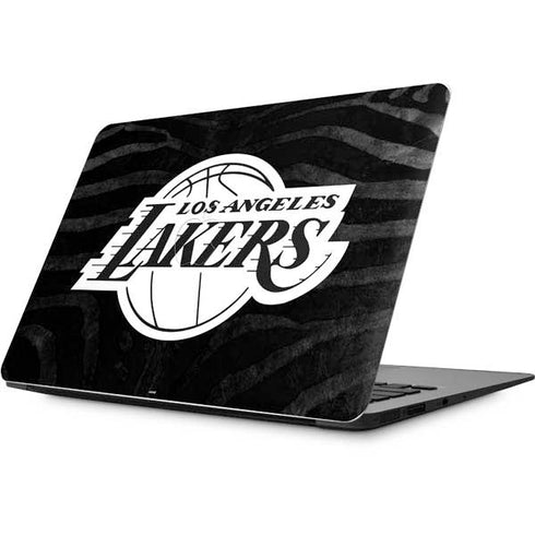 NBA Los Angeles Lakers Black Animal Print Apple MacBook Skin