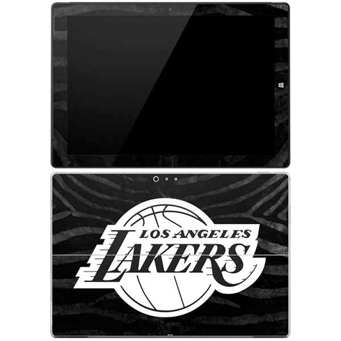 NBA Los Angeles Lakers Black Animal Print Surface Pro 3 Skin