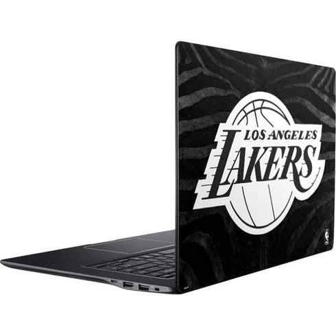 NBA Los Angeles Lakers Black Animal Print Ativ Book 9 (15.6in 2014) Skin