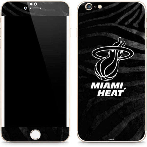 NBA Miami Heat Black Animal Print iPhone 6/6s Plus Skin
