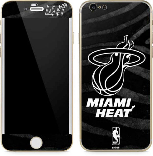 NBA Miami Heat Black Animal Print iPhone 6/6s Skin