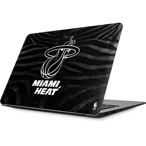 NBA Miami Heat Black Animal Print Apple MacBook Skin