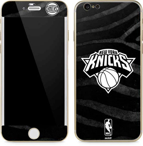 NBA New York Knicks Black Animal Print iPhone 6/6s Skin