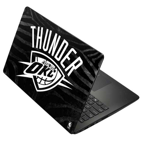 NBA Oklahoma City Thunder Black Animal Print Asus X502CA 15.6 Skin