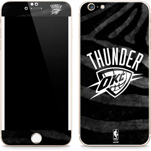 NBA Oklahoma City Thunder Black Animal Print iPhone 6/6s Plus Skin