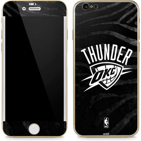 NBA Oklahoma City Thunder Black Animal Print iPhone 6/6s Skin