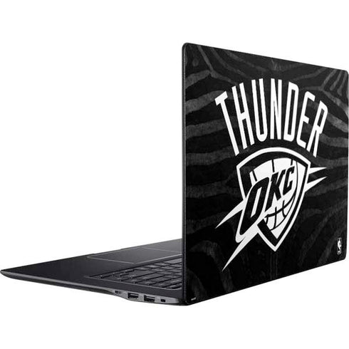 NBA Oklahoma City Thunder Black Animal Print Ativ Book 9 (15.6in 2014) Skin
