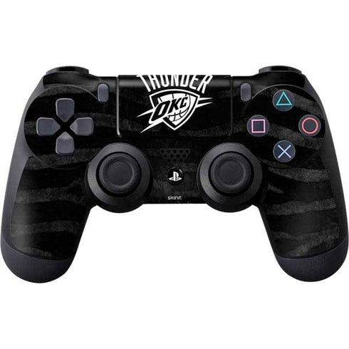 NBA Oklahoma City Thunder Black Animal Print PS4 Controller Skin