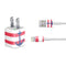 Nautical Stripes iPhone Charger (5W USB) Skin