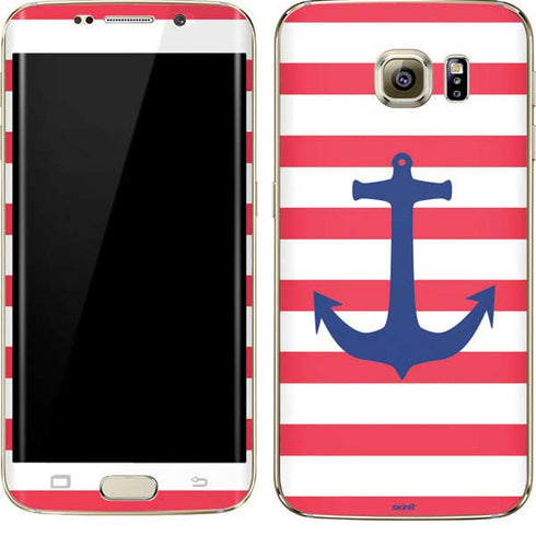 Nautical Stripes Galaxy S7 Edge Skin