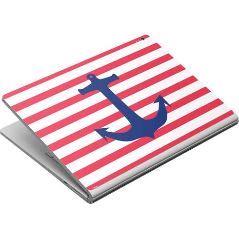 Nautical Stripes Surface Book Skin