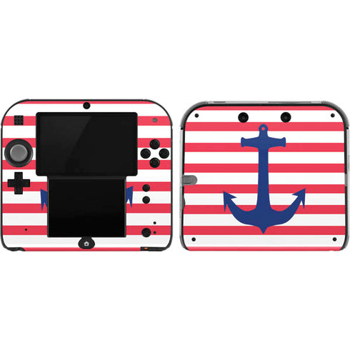 Nautical Stripes Nintendo 2DS Skin