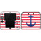 Nautical Stripes Nintendo 2DS Skin