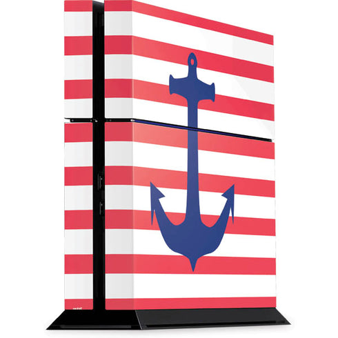Nautical Stripes PS4 Console Skin