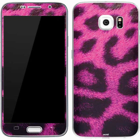 Pink Leopard Spots Galaxy S7 Skin