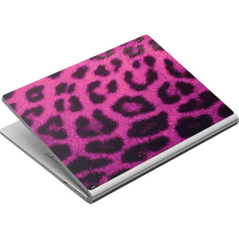 Pink Leopard Spots Surface Book Skin