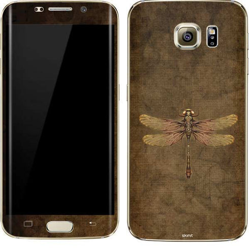 Brigid Ashwood Steampunk & Gear Dragonfly Galaxy S7 Edge Skin