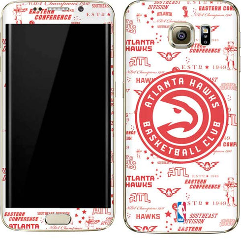 NBA Atlanta Hawks Blast Galaxy S7 Edge Skin