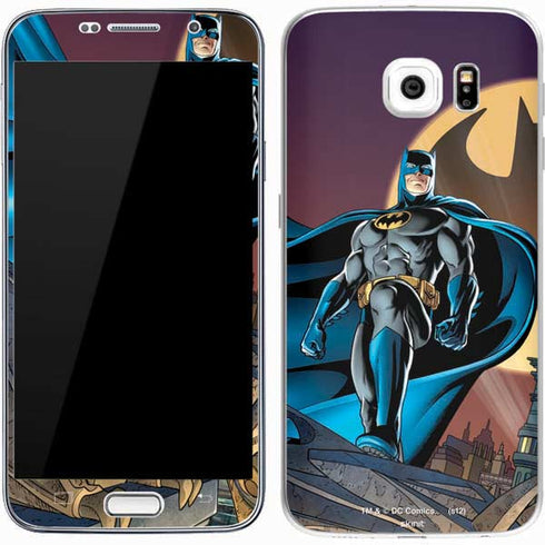 DC Comics Batman Action Pose 90's art Galaxy S7 Skin