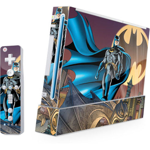 DC Comics Batman Action Pose 90's art Wii (Includes 1 Controller) Skin