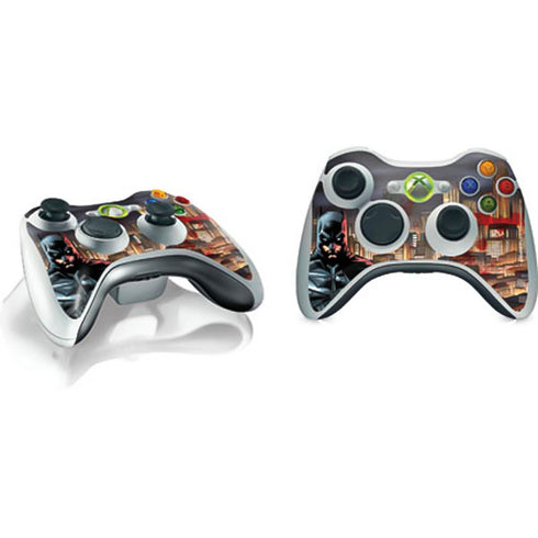 DC Comics Batman The Dark Knight Comic Art in Gotham City Xbox 360 Wireless Controller Skin