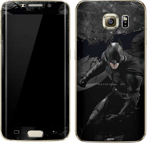 DC Comics Batman The Dark Knight Action pose Galaxy S7 Edge Skin