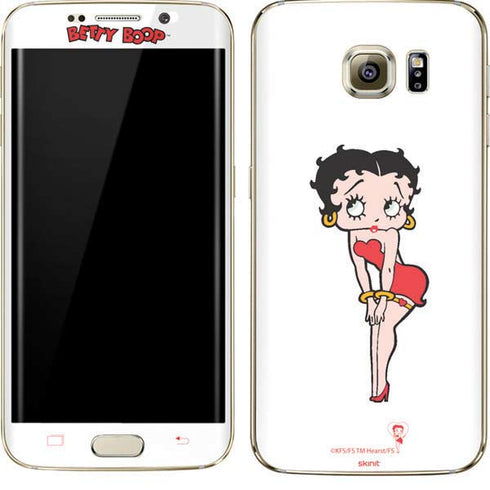 Betty Boop Pose Galaxy S7 Edge Skin