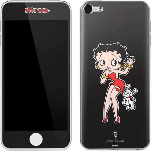 Betty Boop With Puppy Apple iPod Skin