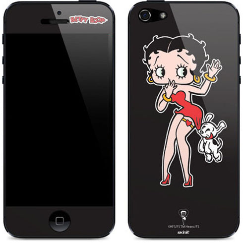 Betty Boop With Puppy iPhone 5/5s/5SE Skin