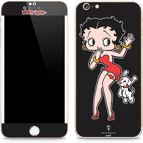 Betty Boop With Puppy iPhone 6/6s Plus Skin