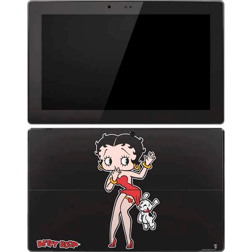 Betty Boop With Puppy Surface Pro Tablet Skin