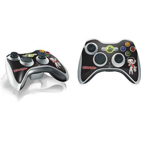 Betty Boop With Puppy Xbox 360 Wireless Controller Skin