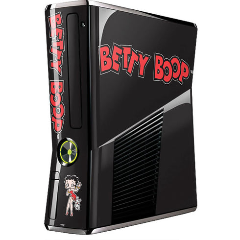 Betty Boop With Puppy Xbox 360 Slim (2010) Skin