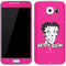Betty Boop Pink Background Galaxy S7 Skin