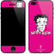 Betty Boop Pink Background iPhone 5/5s/5SE Skin
