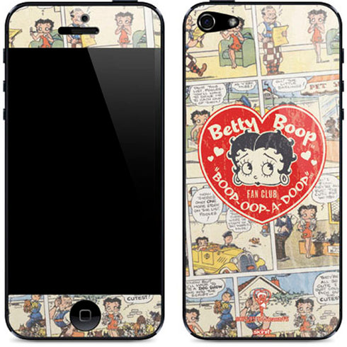 Betty Boop Comic Strip iPhone 5/5s/5SE Skin